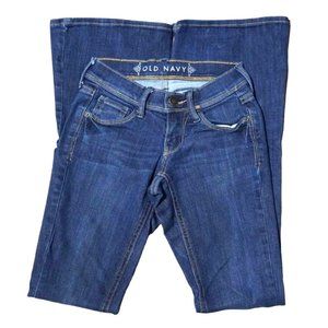 Old Navy Jeans Womens Size 0 Regular Flare Low Rise Stretch